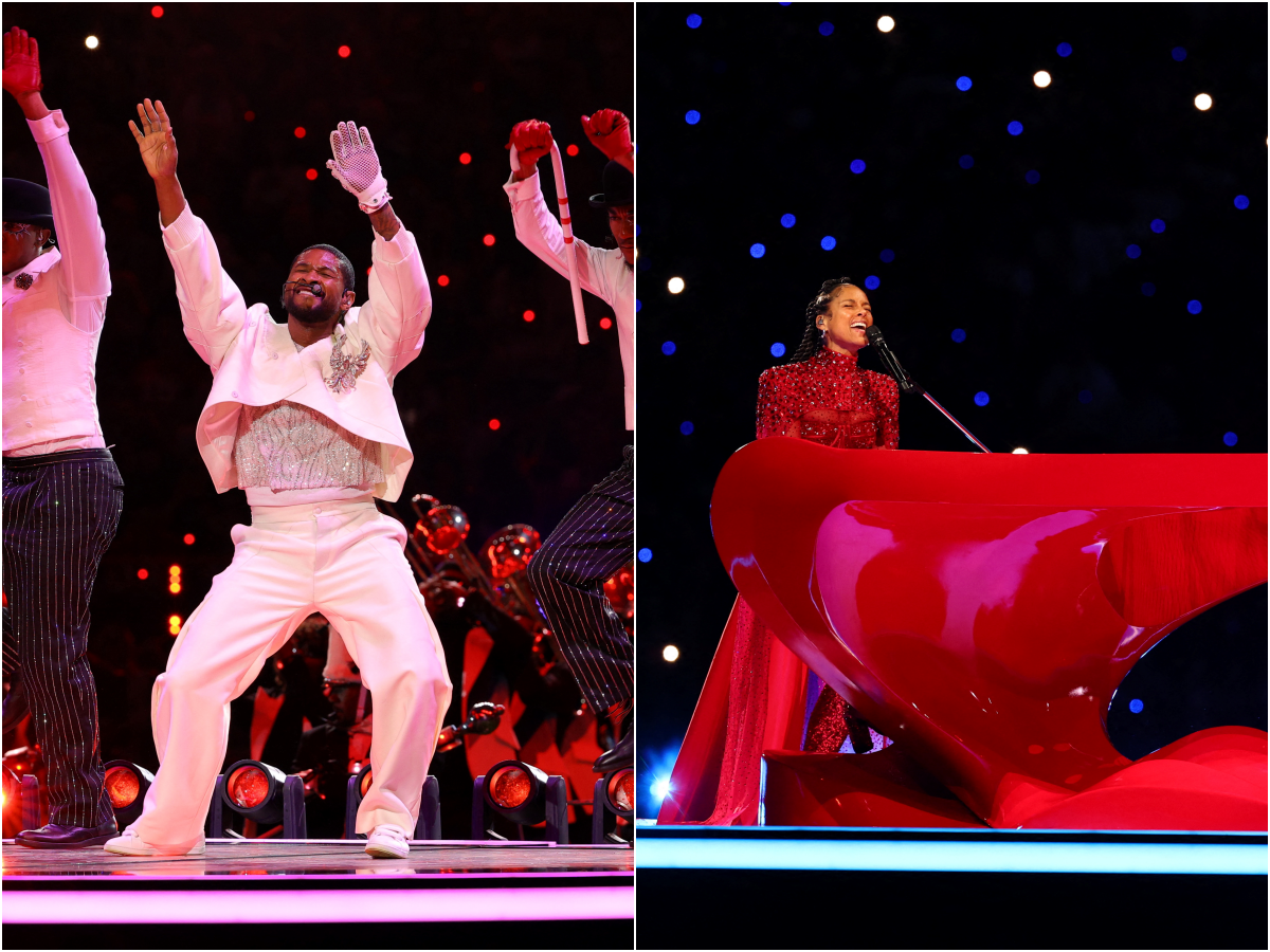 2024 Super Bowl halftime show: Usher, Alicia Keys and other guest stars enthrall the audience, see pictures