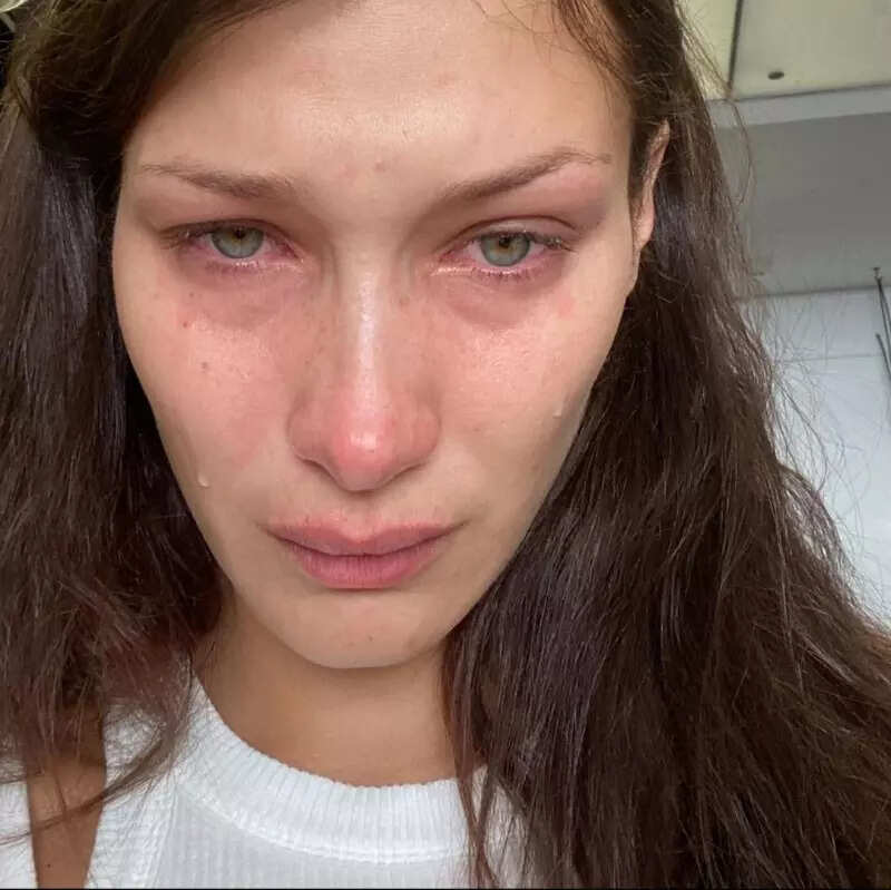 These crying selfies of Bella Hadid are breaking the internet; model opens up about mental health and breakdowns