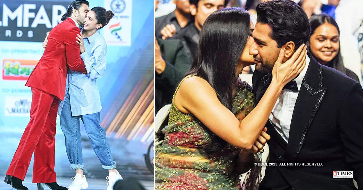 67th Wolf777news Filmfare Awards 2022: From Katrina-Vicky to Deepika-Ranveer, candid moments from the starry night