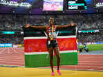 World Athletics Championships 2023: Faith Kipyegon wins third gold medal in women's 1500m final, see pictures