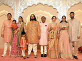 Joyous celebrations as the Ambani family unites in the grand wedding of Anant Ambani and Radhika Merchant