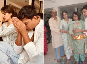 Rhea Chakraborty performs special puja at her new streetwear store after getting court’s nod to travel abroad for work